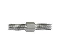 KSeSii M5 304 Acier Inoxydable Main Gauche et Droite Double Fin Filetage Serré Réglable Poussoir Goujon Vis Boulons(M5 x 60mm-1pcs)