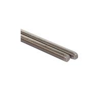 KSeSii Tige filetée à gauche en acier inoxydable, 2 pièces, dent inversée, barre à filetage complet M4 M5 M6 M8 M10 M12 M14 M16 M18 M20 M22 M24(M10x1.5x250)