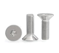 KSeSii Vis à tête fraisée plate en acier inoxydable 304, M6 M8 M10(M6x30mm(4PCS))