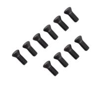 KSeSii Vis de Remplacement M2.5 M3.5 M4, 10 pièces, for remplacer l'insertion en carbure, Outils de Tour CNC, pièces de boulons à tête de plaquette Plate Ultra Fine et très Basse(M2.5 x 7mm)