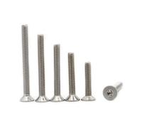 KSeSii Vis hexagonales M2 M2.5 M3 M4 M5 M6 M8, en Acier Inoxydable 304, à Douille hexagonale, à tête fraisée Plate, 5 à 50 pièces(8mm,M2 50pcs)
