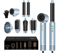 KSFAL-7 En 1 Air Styler Brosse Soufflante Hair Styler 110000 Tr/Mim Seche Cheveux Avec Brosse Soufflante320 Million Ion Sèche Cheveux,Sèche Cheveux Diffuseur,Léger,Faible Bruit