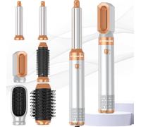 Ksfal-Air Styler 6 In 1 Hair Styler Avec Seche Cheveux,Brosse Soufflante,Brushing Brosse Soufflante,Brosse Lissante Cheveux,Boucleur A Air,Magic Styler Pour Lisser,Donner Du Volume,Boucler