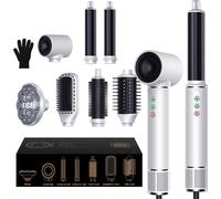 Ksfal-Air Styler 7 En 1brosse Soufflante Airstyler 110000 Tr/Mim Seche Cheveux Avec Brosse Soufflante Ion Sèche Cheveux Sèche Cheveux Diffuseur Boucle Thermal Brush Arricciacapelli Ad Aria Léger