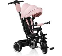 Ksfal-Berry Tricycle Multifonction Et Poussette De 9 Mois À 5 Ans,Jusqu'à 25 Kg,Grandes Roues En Polyuréthane,Siège Pivotant À 360°,Montage Sans Outils