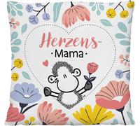 KSFAL-Coussin En Peluche Motif Maman En Forme De C?ur