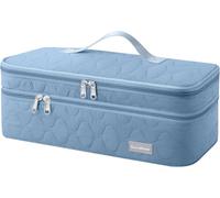 KSFAL-Étui De Transport De Voyage À Double Couche Pour Femme,Compatible Avec Sèche-Cheveux Revlon One-Step Et Volumateur,Brosse À Air Chaud Et Accessoires Scandihome Series (Sac Uniquement)