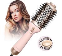 Ksfal-Sèche-Cheveux Volumisant Salon One-Step,Brosse Soufflante,1200w Brosse Cheveux Brushing Professionnel,Chauffante Brosse Coiffante 4 En 1,Multifonction Brosse À Air Chaud