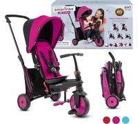 Ksfal-Str3 Plusieurs Étapes 6 En 1 Tricycle Pliable Enfant Avec Certification Poussette Pour 1,2,3 Ans,5021233,Rose