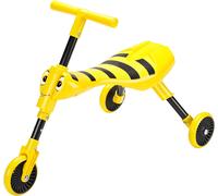 KSFAL-The Bugs Bumble¿Tricycle 3 Roues Pliable Pour Tout-Petits¿Direction Sur Roue Avant¿Roues Silencieuses Anti-Rayures¿Dès 12 À 36 Mois¿Jaune/Noir