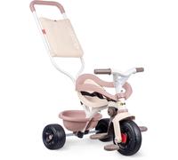 Ksfal-Tricycle Be Fun Confort Rose-Vélo Enfant Dès 10 Mois-Evolutif-Canne Parentale Avec Sacoche-Arceau De Sécurité-740417