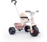 KSFAL-Tricycle Be Fun Rose-Canne Parentale Réglable Jusqu'À 95 Cms Et Amovible-Ceinture De Sécurité-A Partir De 15 Mois-Fabrication Espagnole