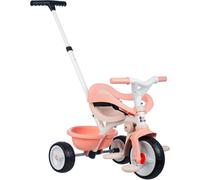 Ksfal-Tricycle Be Move Confort Rose-Evolutif 3 En 1-Ceinture Et Arceau De Sécurité-Poignée Parentale Réglable Sur 3 Niveaux-A Partir De 10 Mois Jusqu'à 3 Ans-Fabrication Espagnole