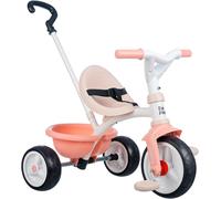 KSFAL-Tricycle Be Move Rose-Evolutif 2 En 1-Ceinture De Sécurité,Poignée Parentale Réglable Sur 3 Niveaux-A Partir De 15 Mois Jusqu'À 4 Ans-Fabrication Espagnole