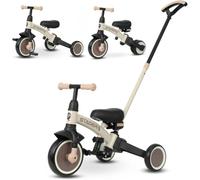 Ksfal-Tricycle Évolutif Trike StagerVélo D'équilibre 2 En 1 Avec Barre De Poussée Pour Bébés Et Jeunes EnfantsIdéal Pour 1 À 4 Ans