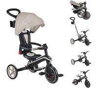 Ksfal-Tricycle Explorer 4 En 1-Tricycle Pliable Et Évolutif En Draisienne Pour Les Tout-Petits De 10 Mois À 5 Ans-Taupe
