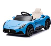 Ksfal-Voiture À Chevaucher Maserati Gt Cabrio À Partir De 3 Ans,Voiture Électrique Avec Fonctions D'éclairage,Télécommande,Lecteur Mp3,Usb,Bluetooth (Bleu)-Ksfal