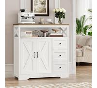 KSFASHZ Buffet Bas Salle a Manger, Meuble Salle a Manger Blanc, 100×40×105 cm, Buffet Bas Cuisine 100cm Meuble Salon Rangement BuffetBas Cuisine BlancMeubleBuffet SalonBuffet CuisineBas