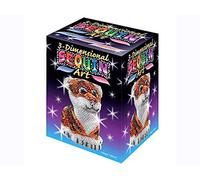 KSG -1122 - Peinture Au Numéro - Motif Tigre - Sequin 3D - Coloris Aléatoire