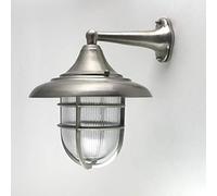 KsH and Co Arpia IP53 Grande lanterne d'extérieur élégante en laiton nickelé mat