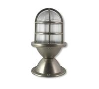 KsH and Co Calypso Nickel Mat Pont, plafonnier ou lampadaire en laiton coulé massif avec grille de protection