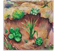 KSHAO ATHQW Август Макке Affiches sur Toile 《Plantes dans La Forêt》Art Mural Август Макке Peinture Август Макке Impressions pour Décor De Salon Photos 20x20cm sans Cadre