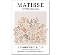 KSHAO ATHQW Affiche célèbre Henri Matisse « Du Vendredi » - Art mural - Impression surréalisme - Peinture sur toile rétro - Pour décoration de salon - 50 x 70 cm - Sans cadre