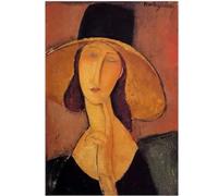 KSHAO ATHQW Amedeo Modigliani Affiche Portrait Art Mural Amedeo Modigliani Peinture sur Toile Impressions Modernes pour Salon Maison Photos Décoration 30x50cmx1 sans Cadre