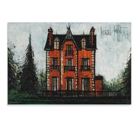 KSHAO ATHQW Bernard Buffet Affiche Architectural sstyle Mural Bernard Buffet Peinture sur Toile Bernard Buffet Impressions pour la décoration intérieure Image 40x60cm sans Cadre