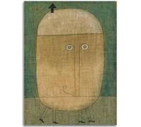 KSHAO ATHQW Célèbre Affiche de Paul Klee《Masque De La Peur》Art Mural Paul Klee Peinture sur Toile Paul Klee Impressions Paul Klee Images pour La Maison 10x25cm sans Cadre