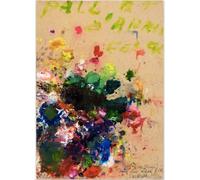 KSHAO ATHQW Célèbre Cy Twombly Affiche Bouquet De Fleurs Art Mural Cy Twombly Peinture sur Toile Abstrait Impressions en Couleur pour La Maison Décor Photo 10x20cm sans Cadre