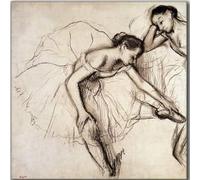KSHAO ATHQW célèbre Edgar Degas Affiche comme Une Danse Exposition Art Mural Edgar Degas Peinture sur Toile Edgar Degas Impressions pour La Maison Décor Photo 60x60cm sans Cadre