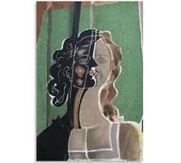 KSHAO ATHQW Célèbre Georges Braque Art Mural 《La Figure》Affiche Georges Braque Peinture sur Toile Georges Braque Impressions pour Décoration Intérieure Photos 20x30cm sans Cadre