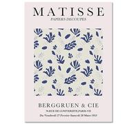 KSHAO ATHQW célèbre Henri Matisse art mural abstrait femmePosters Henri Matisse estampes style bohème peinture sur toile salon décor photo 40x50cm sans cadre