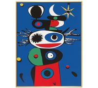 KSHAO ATHQW Célèbre Joan Miro Wall Art 《Figures abstraites》Affiches Joan Miro Impressions Joan Miro Peinture sur Toile pour Chambre Home Decor Photos 30x50cmx1 sans Cadre