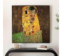 KSHAO ATHQW Célèbres Affiches sur Toile Gustav Klimt 《Amour Maternel》Art Mural Gustav Klimt Peinture Gustav Klimt Impressions pour Les Photos de décoration de Salon 20x20cm sans Cadre