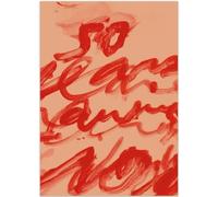 KSHAO ATHQW Cy Twombly Affiche Cinquante Ans d’œuvres sur Papier Art Mural et Peinture sur Toile Impressions Modernes pour Salon Maison Photos Décoration 60x80cm sans Cadre