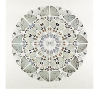 KSHAO ATHQW Damien Hirst Affiche Mystère Christie’s Wall Art Moderne Exposition Peinture sur Toile Damien Hirst Impression pour Salon Décor Photo 15x15cmx1 sans Cadre