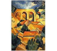 KSHAO ATHQW Georges Braque Art Mural 《Paysage De Campagne》Affiche Georges Braque Peinture sur Toile Georges Braque Impressions pour Décoration Intérieure Photos 60x90cm sans Cadre