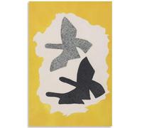 KSHAO ATHQW Georges Braque Art Mural 《Trois Oiseaux en Vol》Affiche Georges Braque Peinture sur Toile Georges Braque Impressions pour Décoration Intérieure Photos 50x70cm sans Cadre