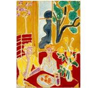 KSHAO ATHQW Henri Matisse - Poster mural de style bohème - Impression sur toile - Impression Henri Matisse - Décoration de salon - 15 x 20 cm - Sans cadre