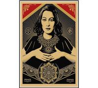 KSHAO ATHQW Peace Justice Femme Posters Shepard Fairey Wall Art Rétro Impressions Peinture sur Toile pour Moderne Home Decor Photos 40x60cmx1 sans Cadre