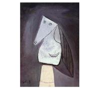 KSHAO ATHQW Picasso Exposition Affiches《Femme Avatar》Peinture sur Toile Picasso Art Mural Néoclassicisme Nordique Impressions pour Salon Décor Photo 30x50cmx1 sans Cadre