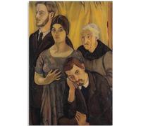 KSHAO ATHQW Suzanne Valadon Affiche 《Groupes Familiaux》Art Mural Suzanne Valadon Peinture sur Toile Suzanne Valadon Impressions pour Décoration Intérieure Photos 20x30cm sans Cadre