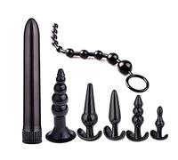 KSHSAA Ğôde 7Pcs Ànâl Plug Débutants Silicones Set - Jeux de Rôle - Meilleure Idée Pour Coffret Cadeau de Coeur, Jouets Stimulateur de Bijoux Pour Femme Jouet Et Homme Couple Plug Sex ToýS Femme Sext