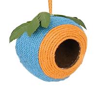KSHSAA Nichoir pour perroquet, nichoir à coquillages, grotte d'élevage portable, réutilisable en coquillage naturel pour hirondelle, moineau