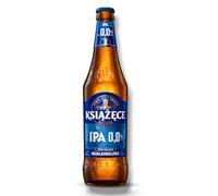Książęce IPA sans alcool 12 x 0,5 l - Indian Pale Ale de Pologne avec 0,0 % de vol. - Sous-verre à bière avec maison des bières Berlin