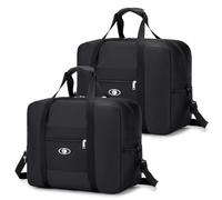 KSIBNW 2 x Bagage Cabine 45x36x20 easyjet, Pliable Ultra Léger avec Fixation sur l'étui de Chariot,Rangement pour Organisateur de Sac à Main,Sac de Weekend pour Bagages Sport Camping