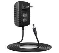 KSIBNW Alimentation Universelle DC 12V 2A, 24W Adaptateur AC 100-240V 50/60HZ Universal Adapter 1000mA Max Chargeur Jack 5,5 x 2,5 mm Transformateur pour l'électronique Domestique, Noir