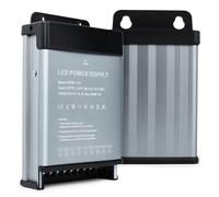 KSIBNW Transformateur 220V 24V LED Transfo 100W Imperméable Alimentation LED Transfo 220V AC à 24V 16,6A LED Driver Tension Constante étanche IP44 Adaptateur Basse Tension Convertisseur